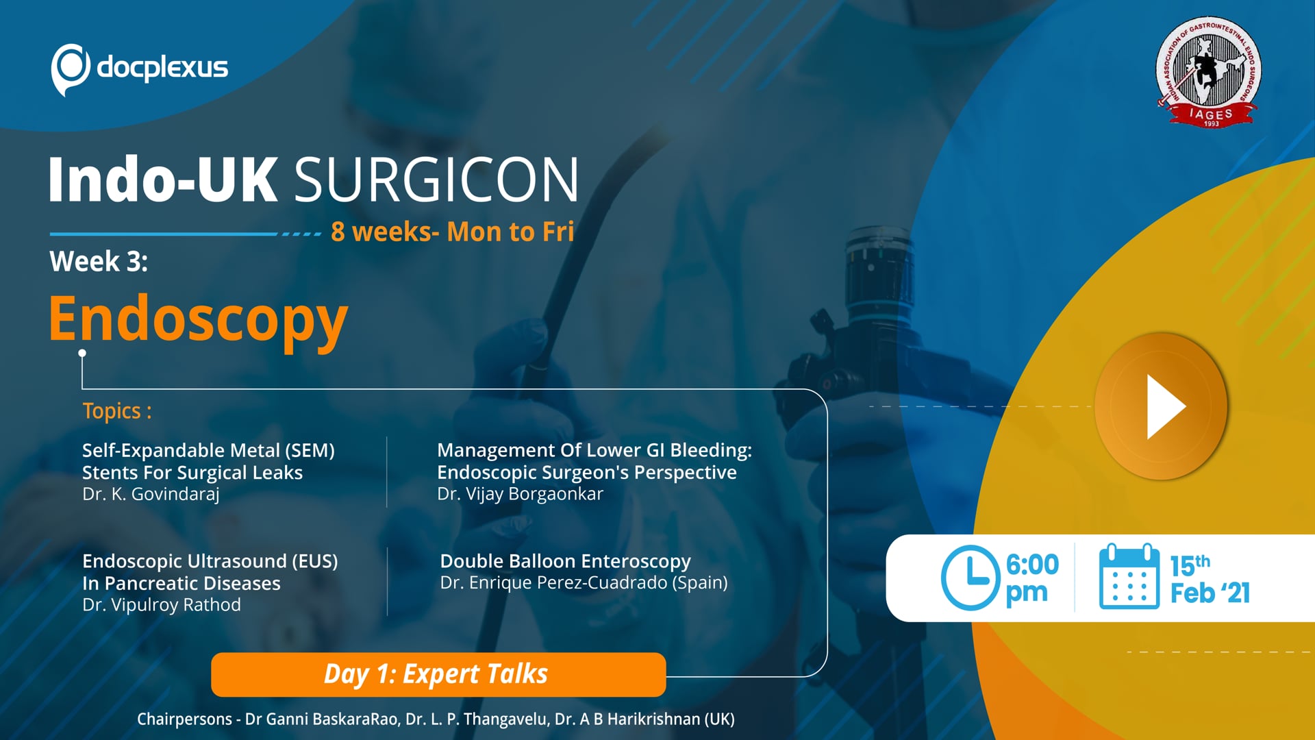 Indo-UK SURGICON: Week 3, Day 1 - Experts Talk