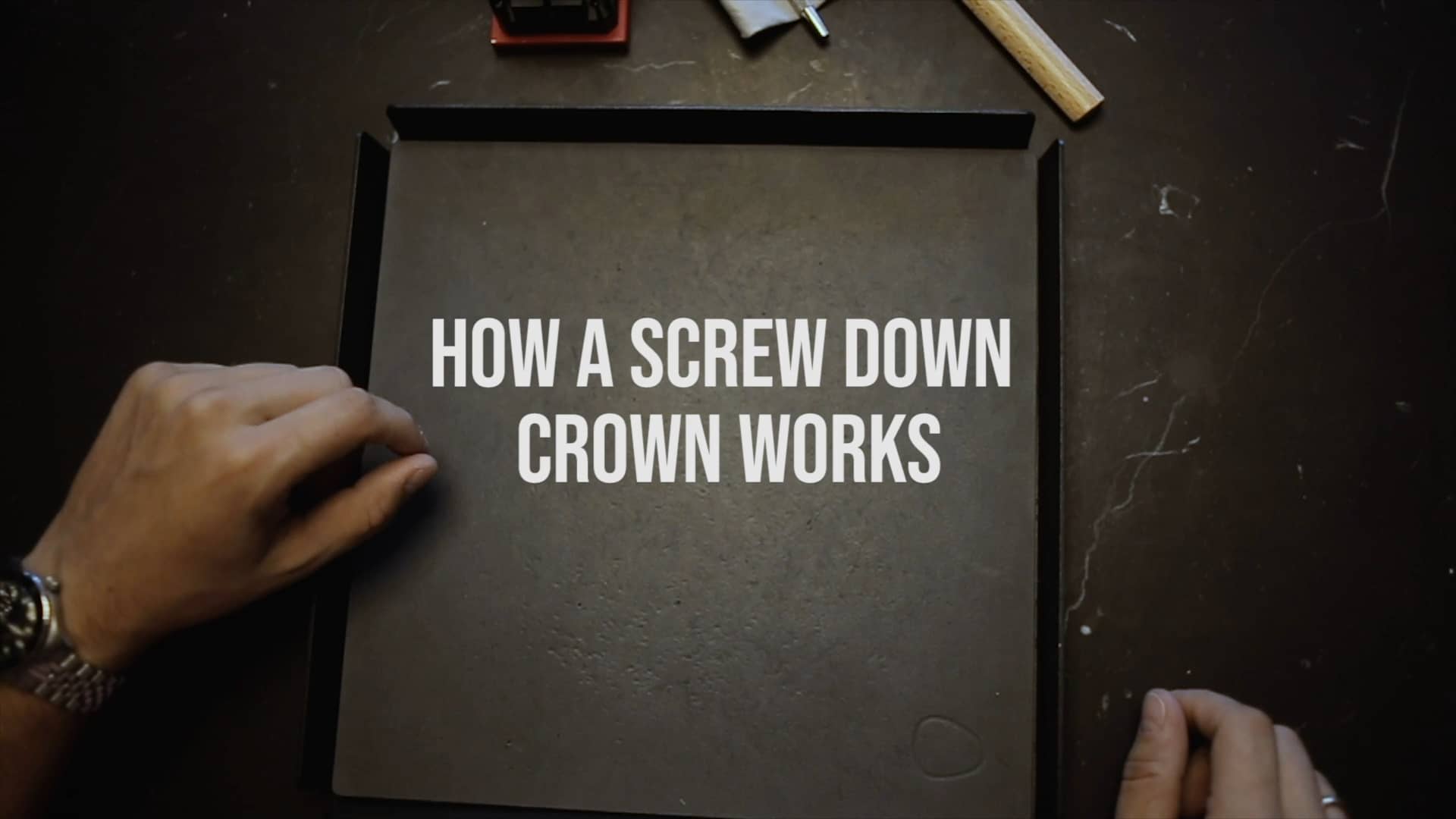 About Vintage Tutorial How a Screw Down Crown Works on Vimeo