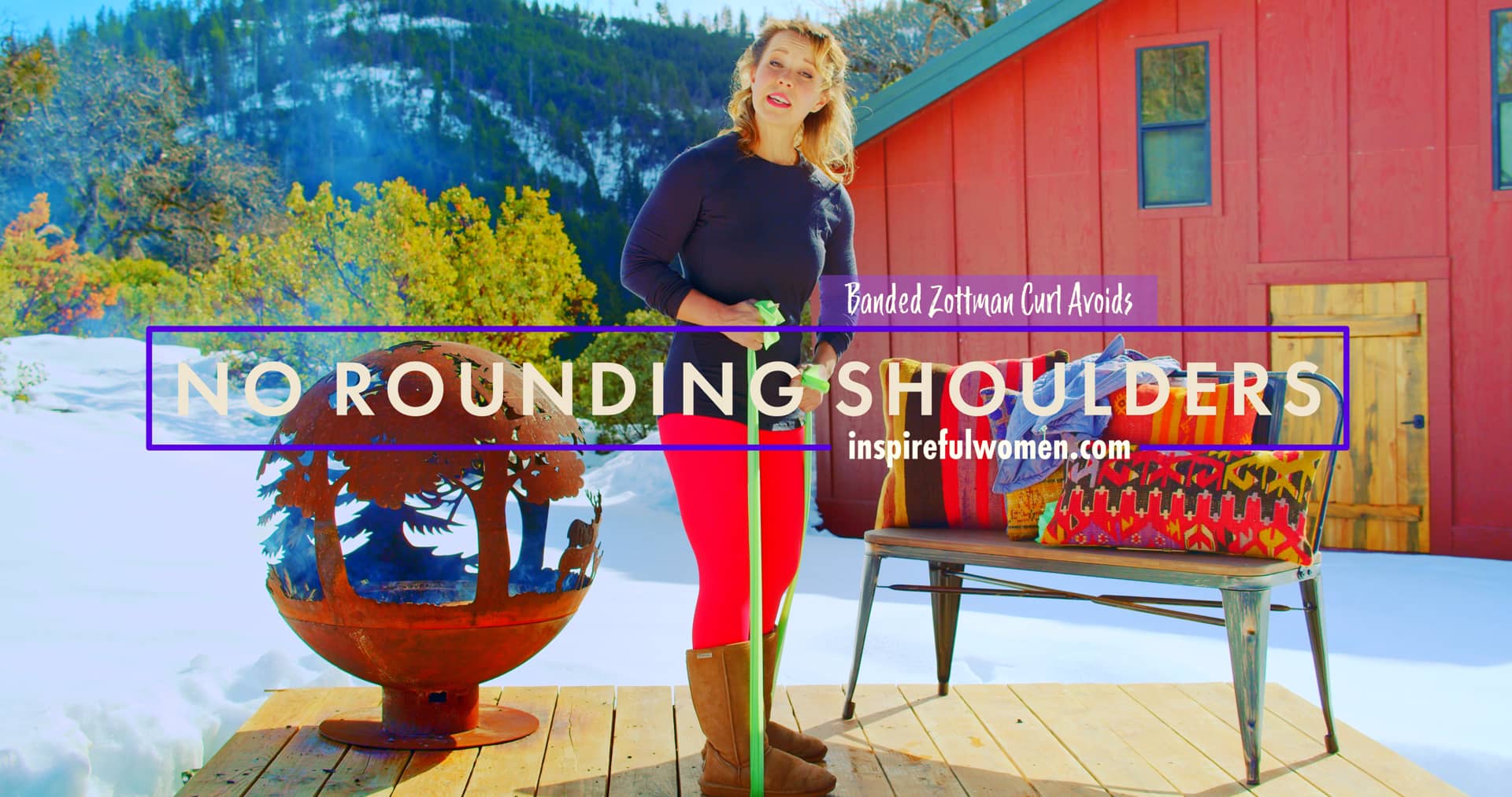 Banded Zottman Curl Exercise Resistance Band Theraband Mistakes No