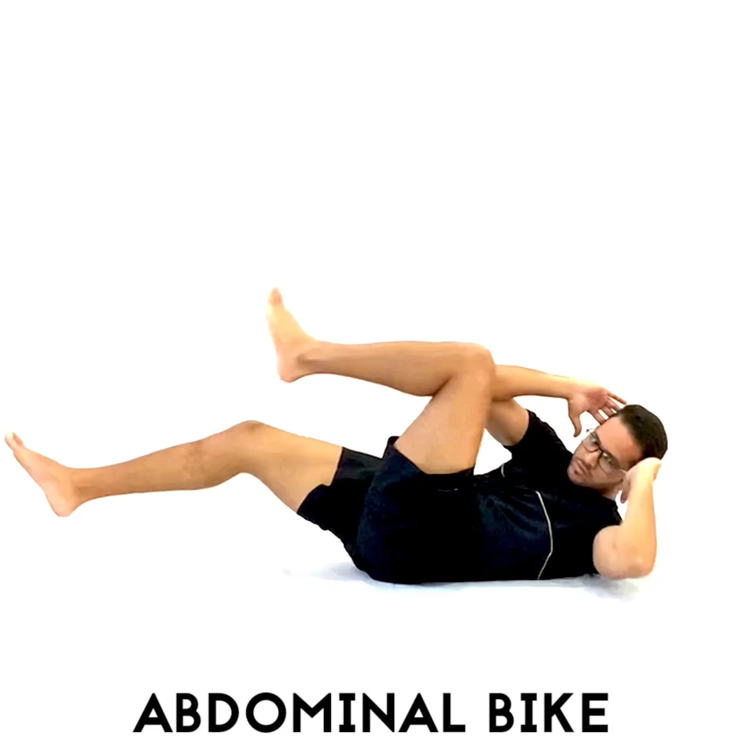 Abdominal discount bike exercise