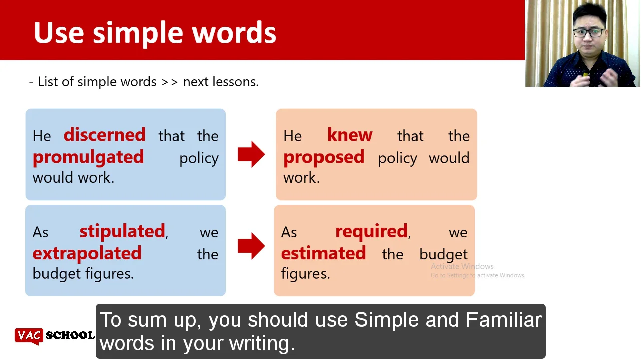 Lesson 6 Simple words on Vimeo