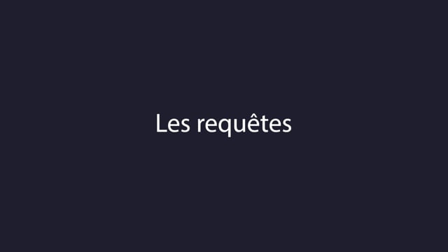 Introduction aux requêtes (queryset)