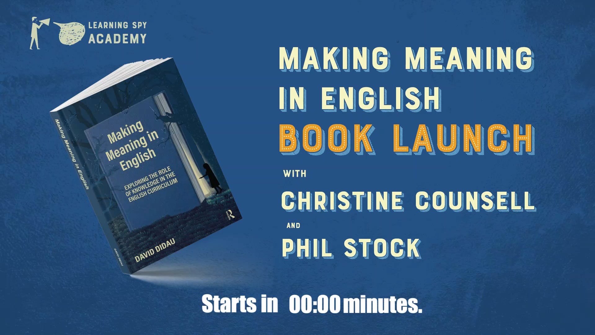Making Meaning in English book launch