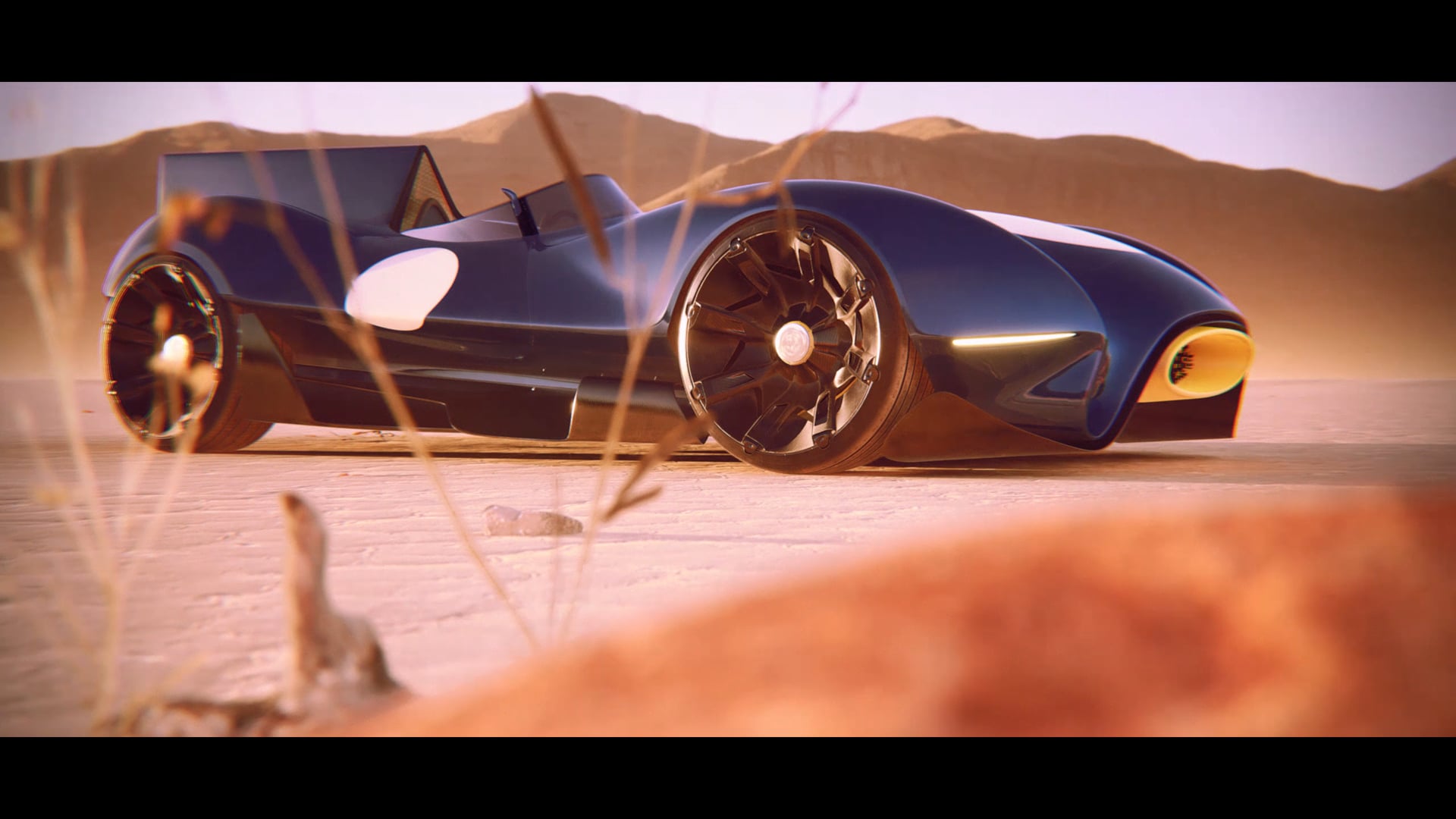 Jaguar Dtype restyle - Desert