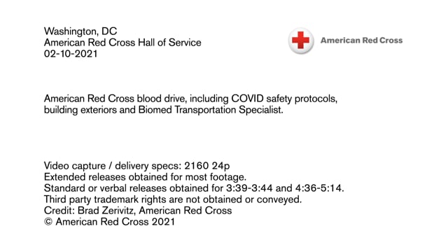 Biomed B-roll - Hall of Service Blood Drive