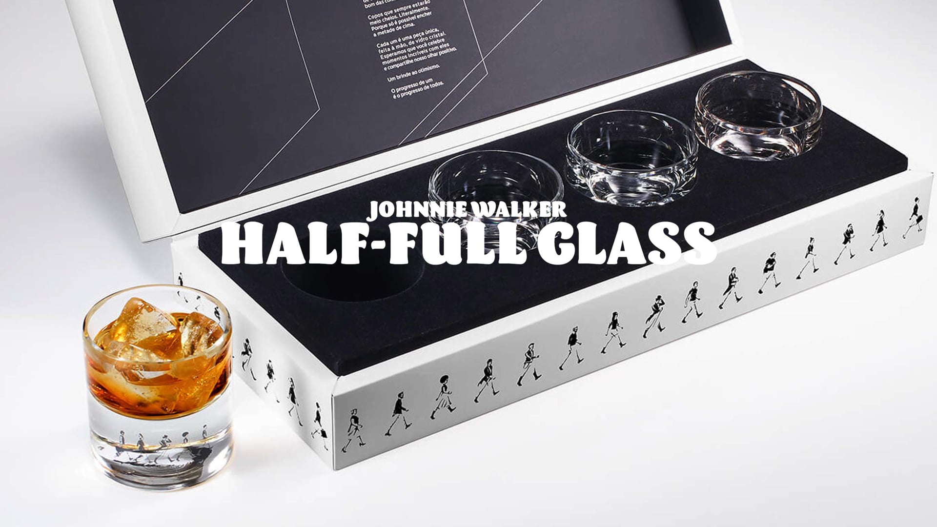 Johnnie Walker Half-Full Glass