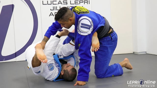 De la Riva with Lasso Control to Sweep Attempt to Foot Lock Escape to Side Control