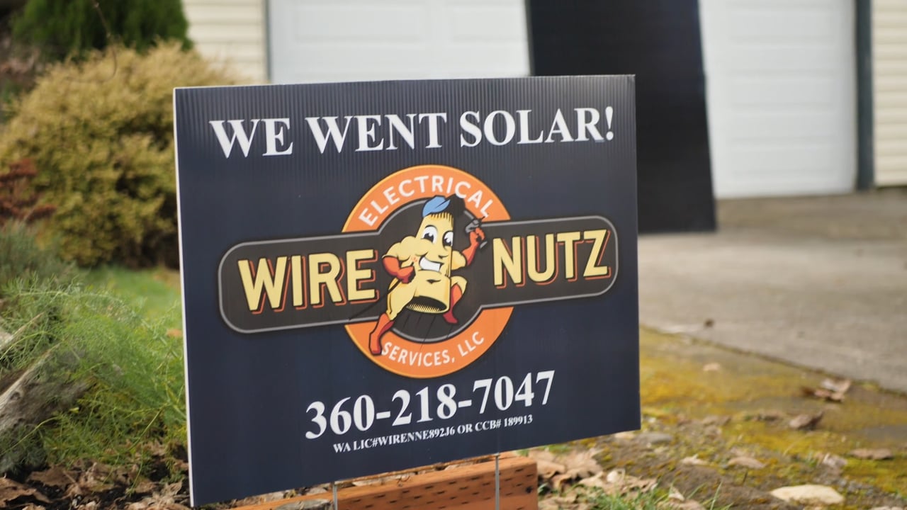 Battle Ground solar installation video preview