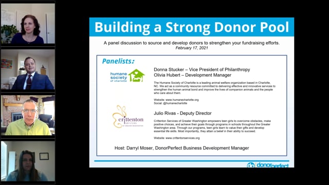 Building a Strong Donor Pool