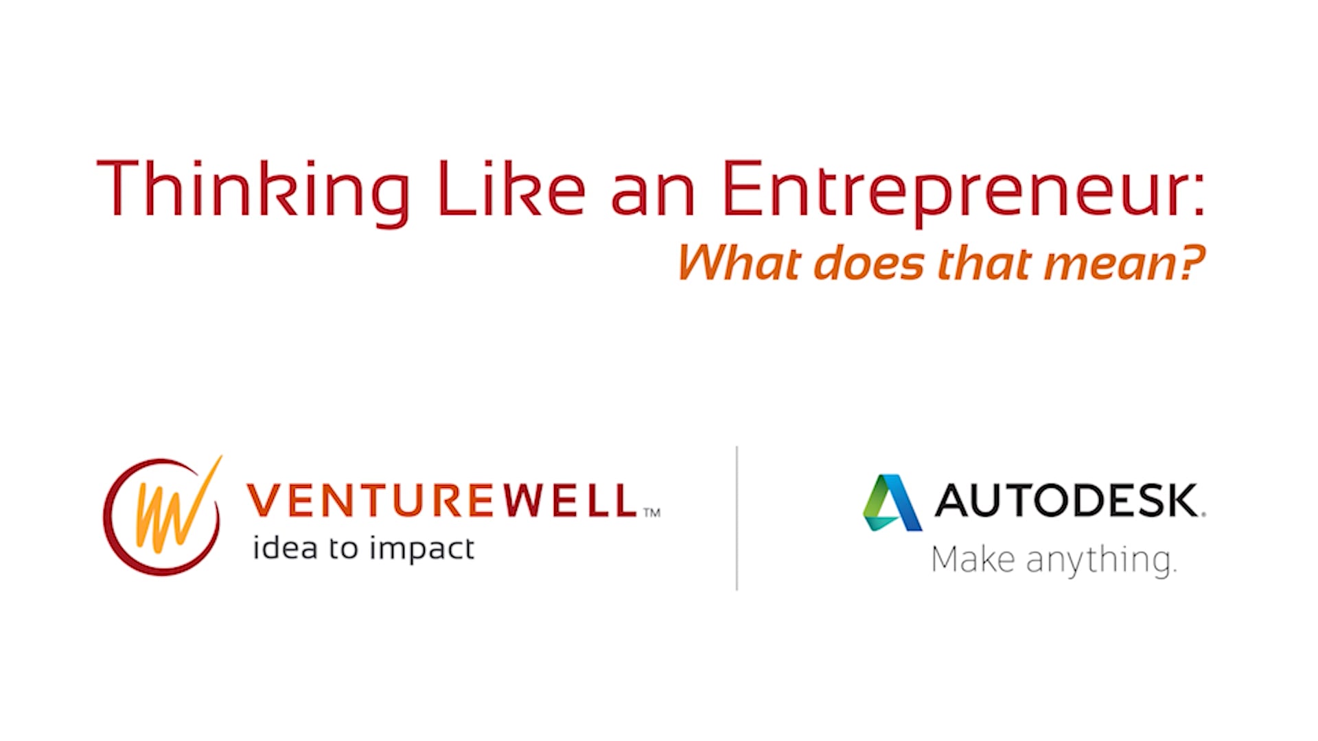 Entrepreneurship - Learning Module