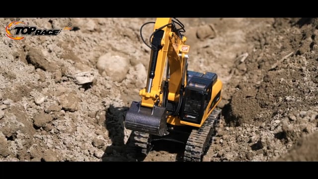 10 Channel Remote Control Front Loader Construction Tractor video thumbnail