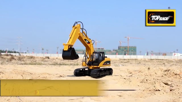 15 Channel Functional Professional Remote Control Excavator + Construction Tractor video thumbnail