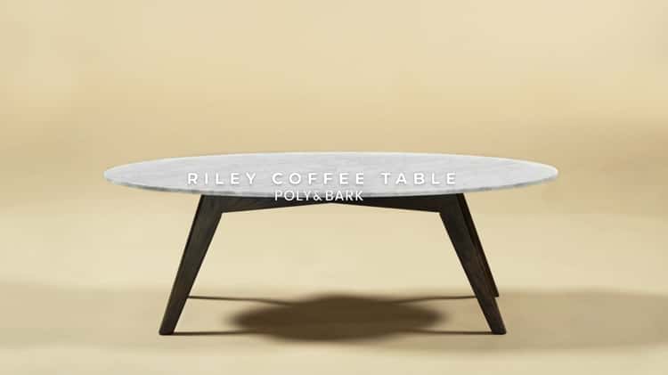 Poly & bark riley store marble coffee table