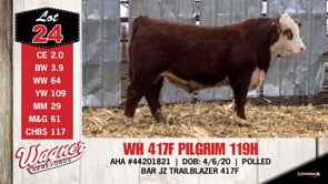 Lot #24 - WH 417 PILGRIM 119H