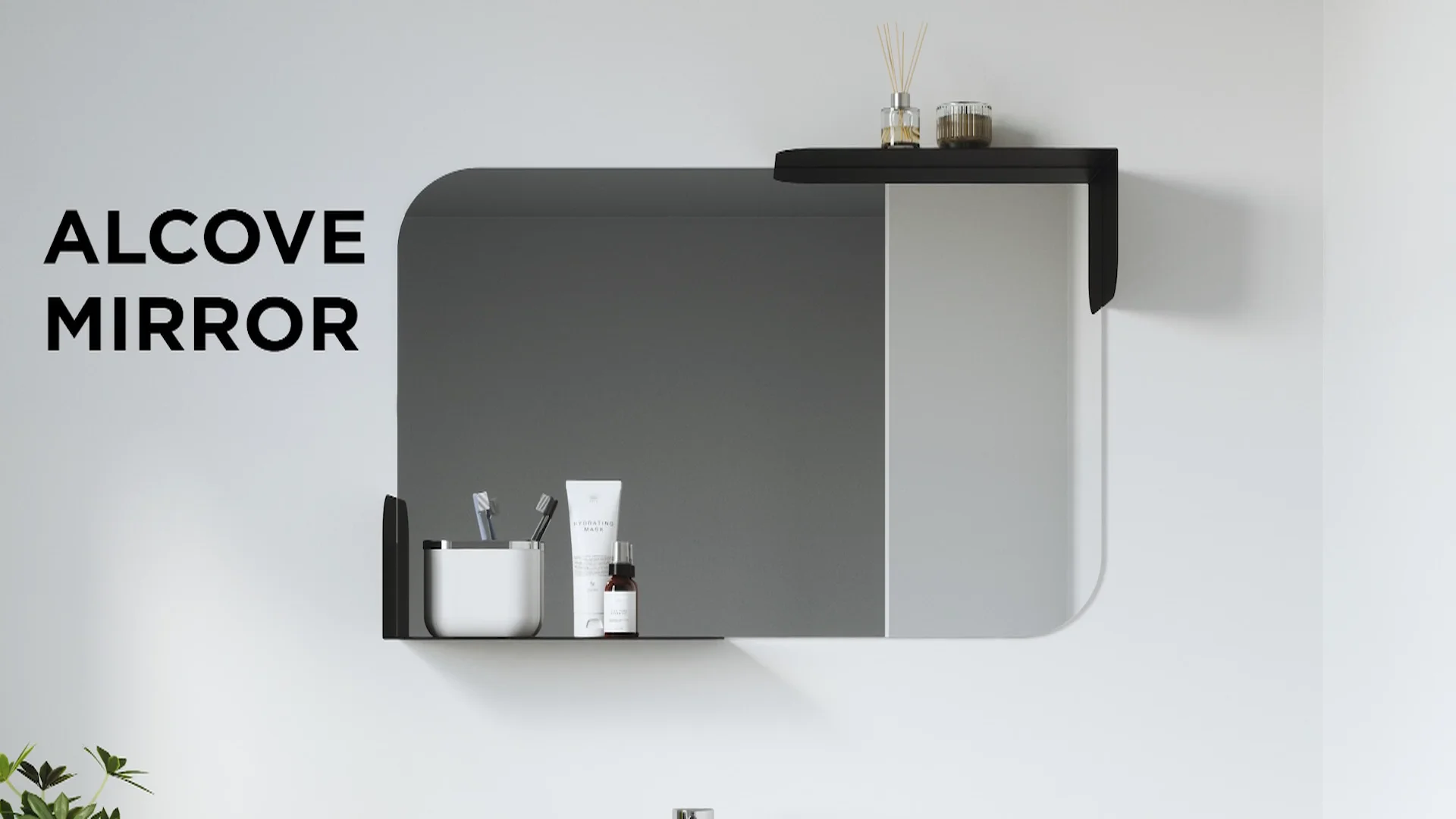 Umbra Alcove Mirror / アンブラ アルコーブ ミラー 76 × 50cm 