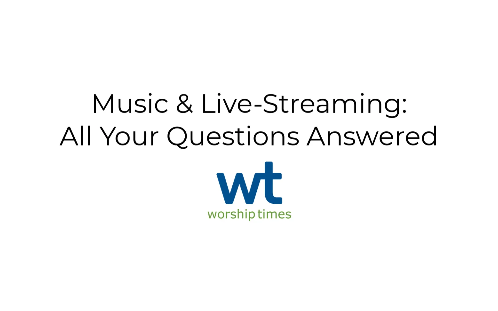 Live: All Your Streaming Questions Answered