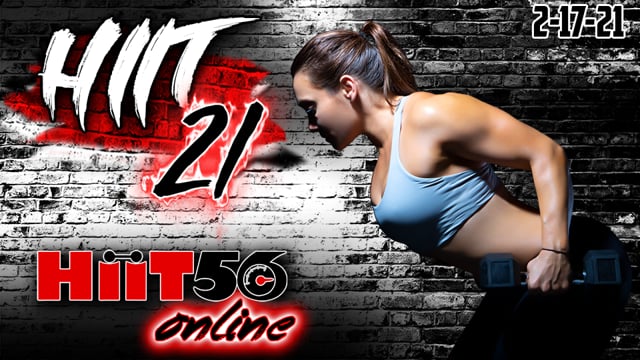 HIIT 21 | MASSIVE CALORIE BLAST | with Pam | 2/17/21