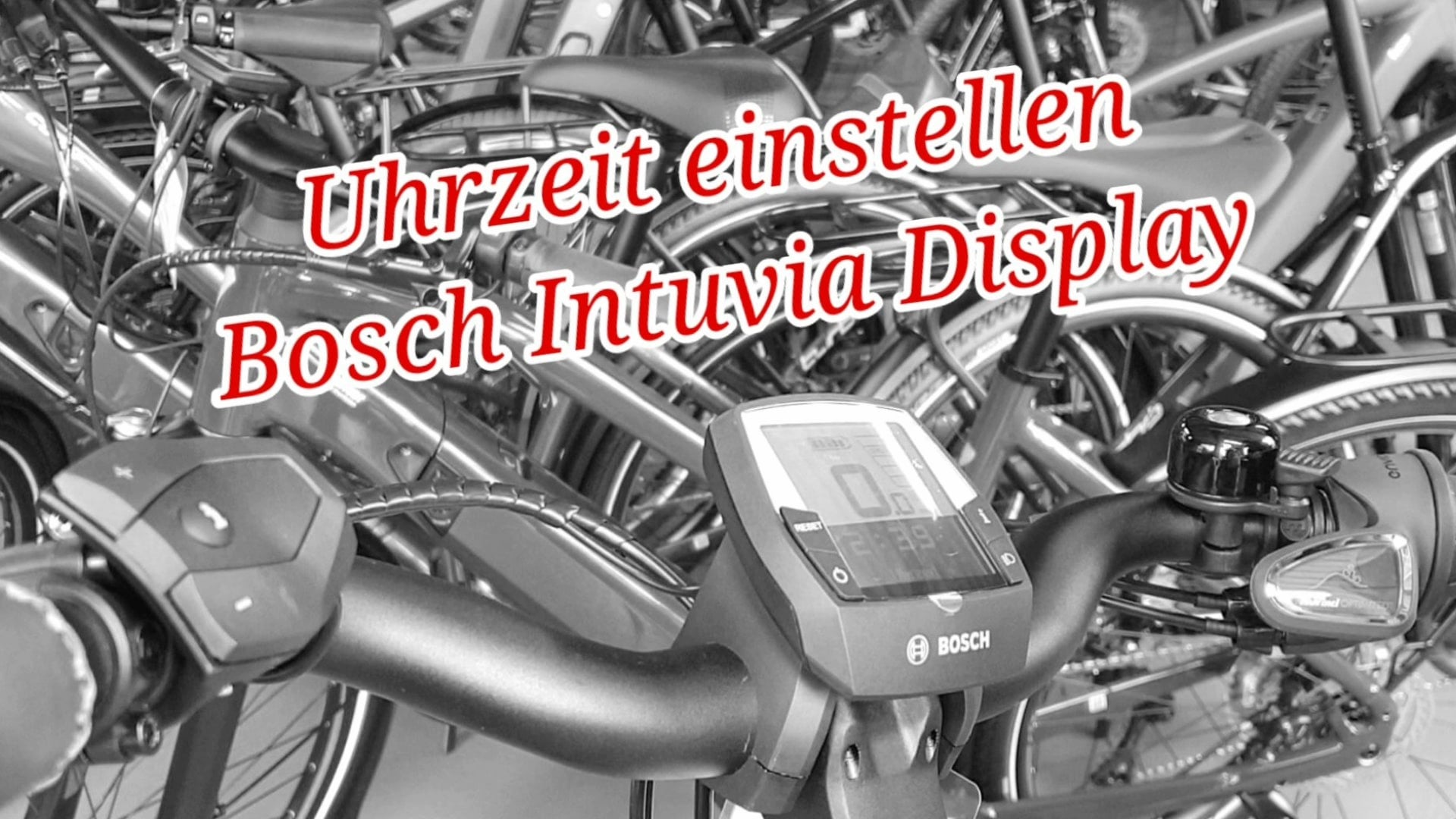 Uhrzeit einstellen Bosch Intuvia Display on Vimeo