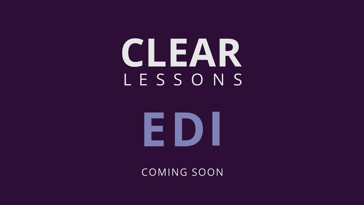 EDI - Coming Soon