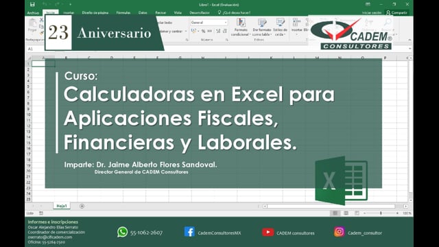 CALCULADORAS EN EXCEL PARA APLICACIONES FISCALES, FINANCIERAS Y LABORALES