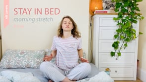 STAY IN BED | morning stretch | 8 min