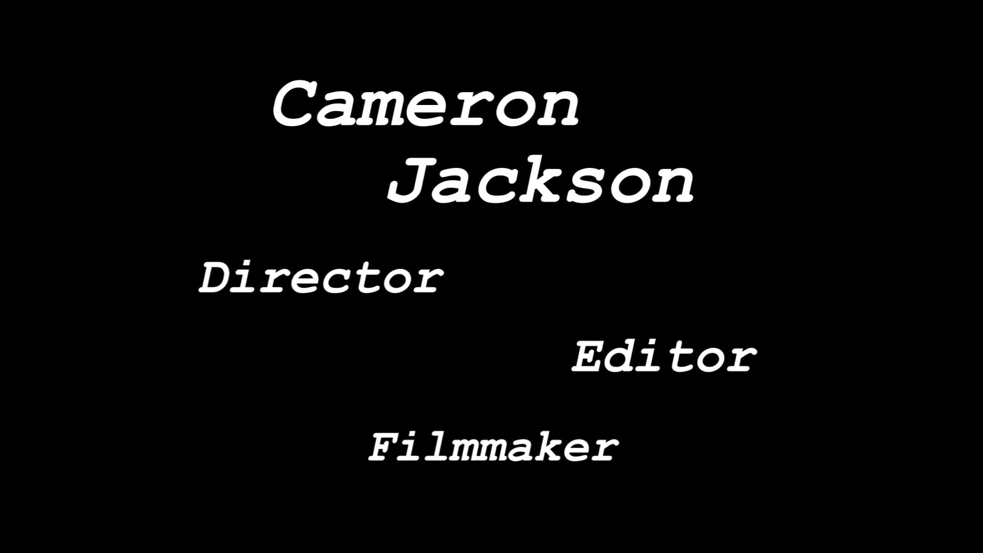 Demo Reel