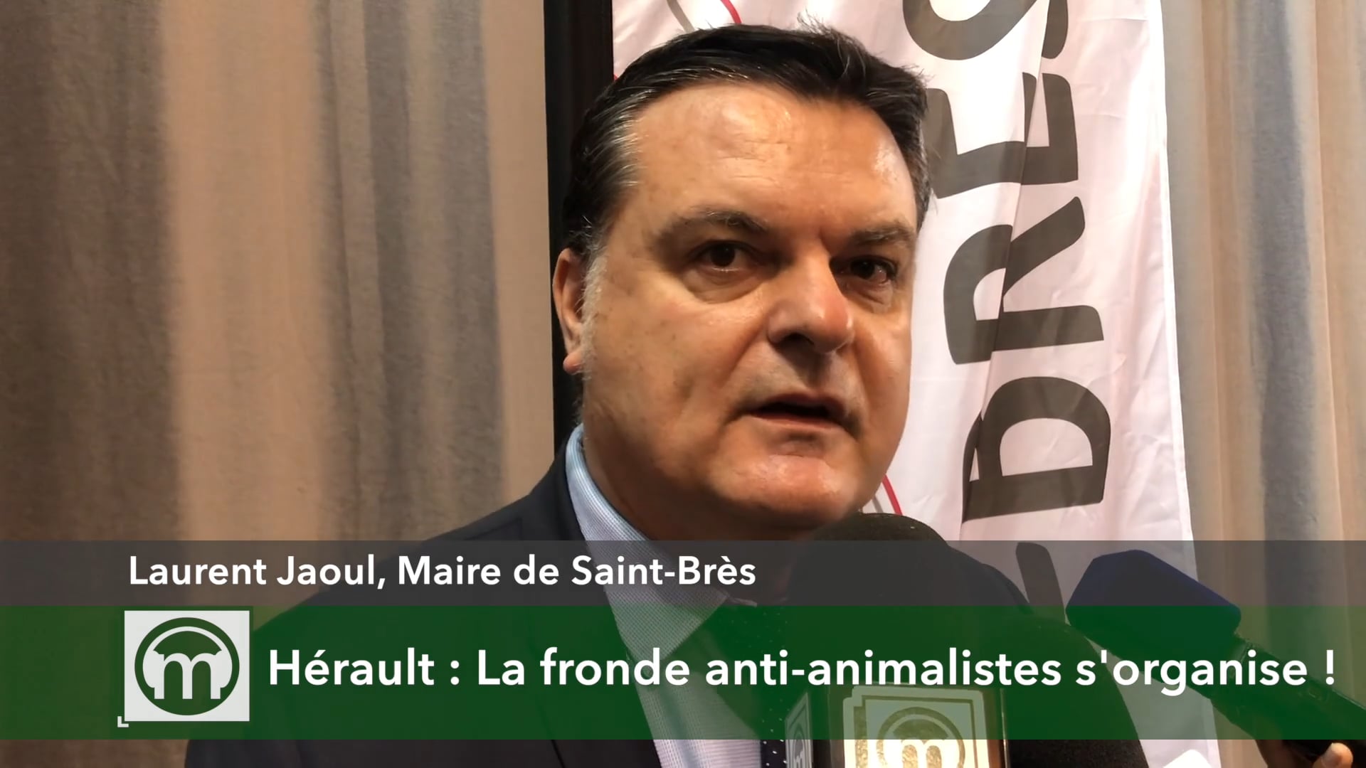 Laurent Jaoul, maire de Saint-Brès, fronde anti-animalistes