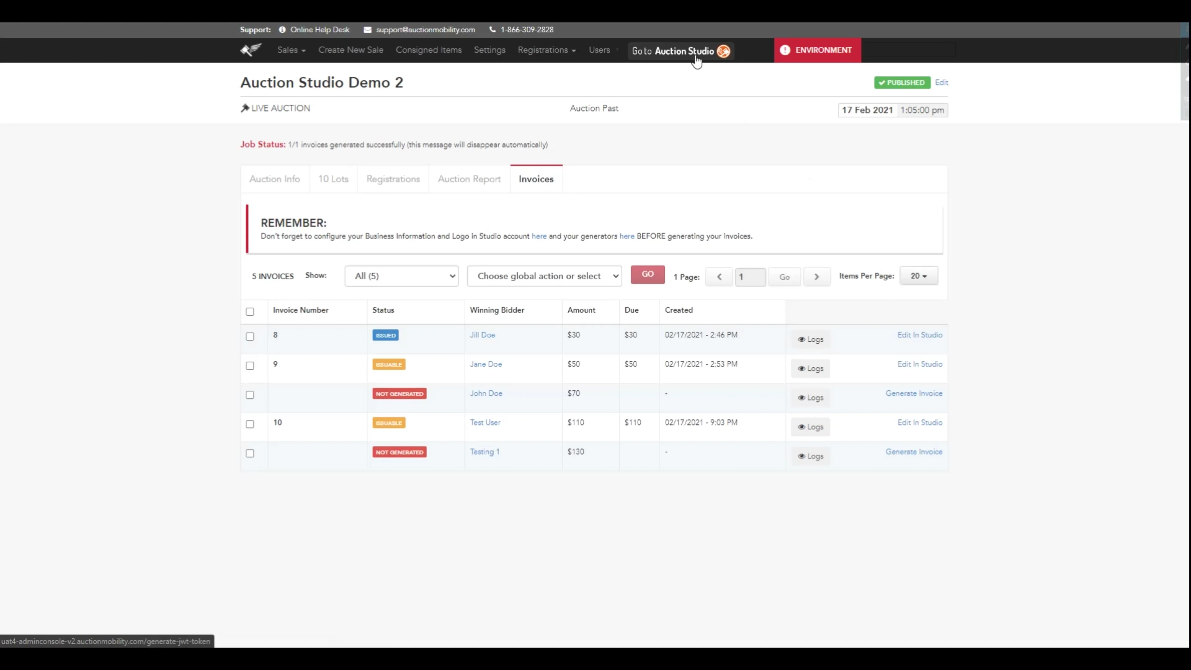 Auction Mobility Auction Studio Tutorial on Vimeo