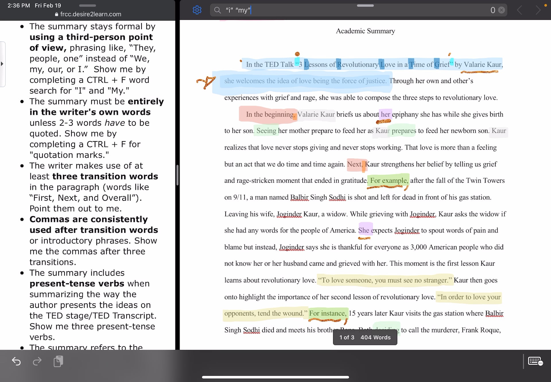 Academic Summary on Vimeo