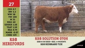 Lot #27 - K&B XOLUTION 070H
