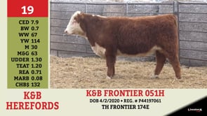 Lot #19 - K&B FRONTIER 051H