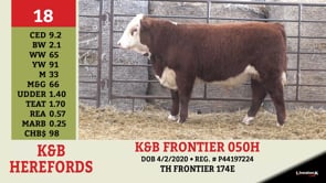 Lot #18 - K&B FRONTIER 050H