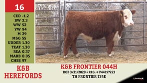 Lot #16 - K&B FRONTIER 044H