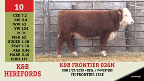 Lot #10 - K&B FRONTIER 026H