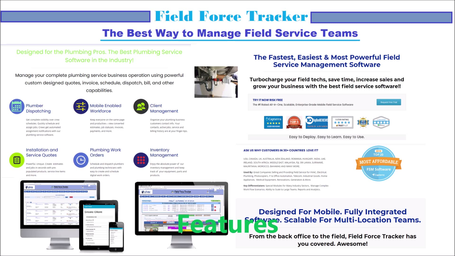 Field Force Tracker for Plumbing Companies on Vimeo