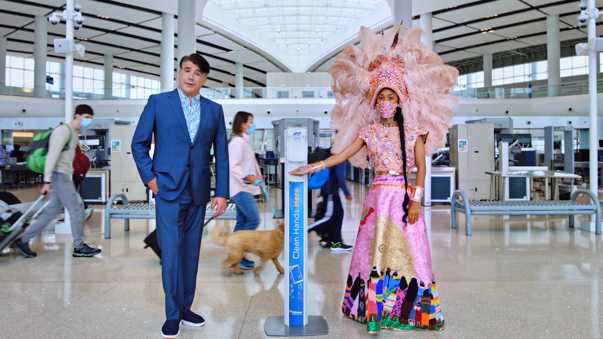 New Orleans MSY Airport // Sanitize