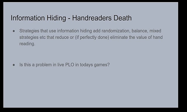 #55: PLO Handreading pt 1 - Transitioning From NL To PLO