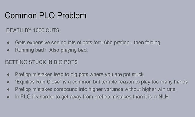 #42: Transitioning from NL to PLO Part 1