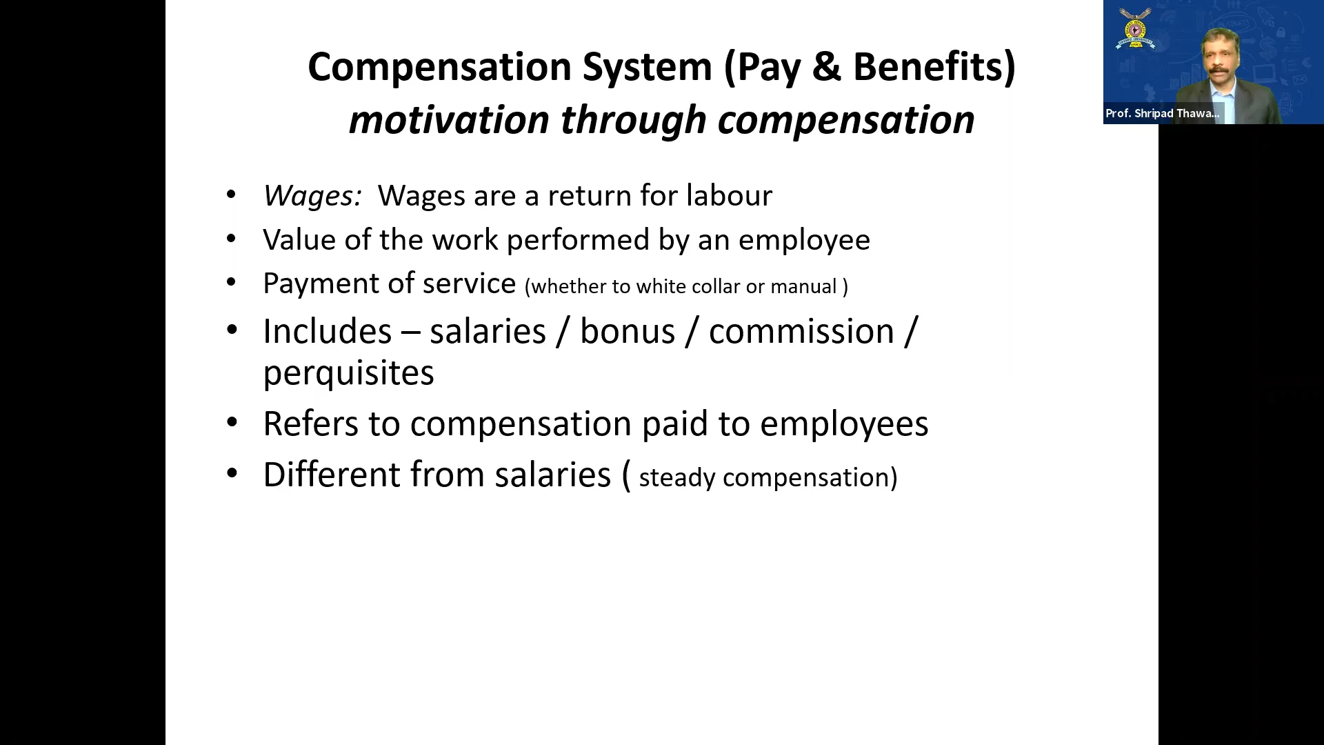 Module 4 - Wages and Salary Management (Part 1) 21.02.21 on Vimeo