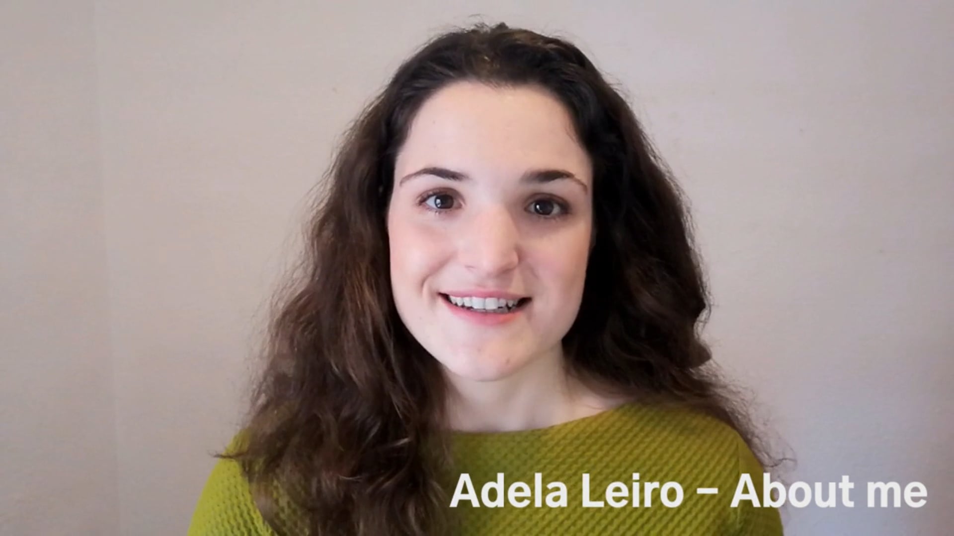 Adela Leiro- About Me