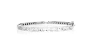 2.00 ct. t.w. Diamond Bangle Bracelet in Sterling Silver