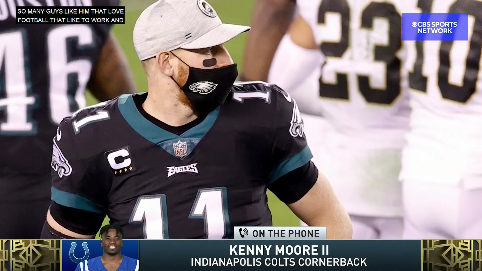 Kenny Moore II on Carson Wentz on Vimeo