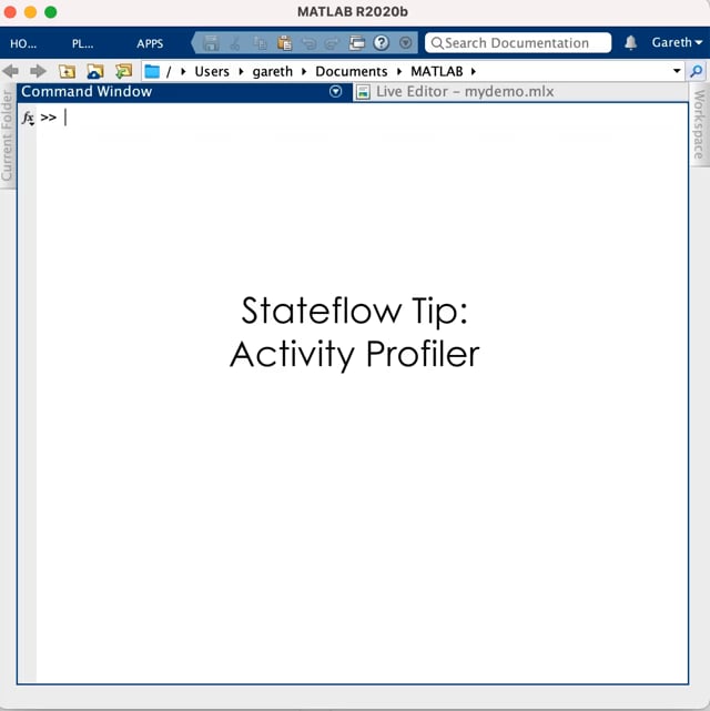 Stateflow Tip: Activity Profiler
