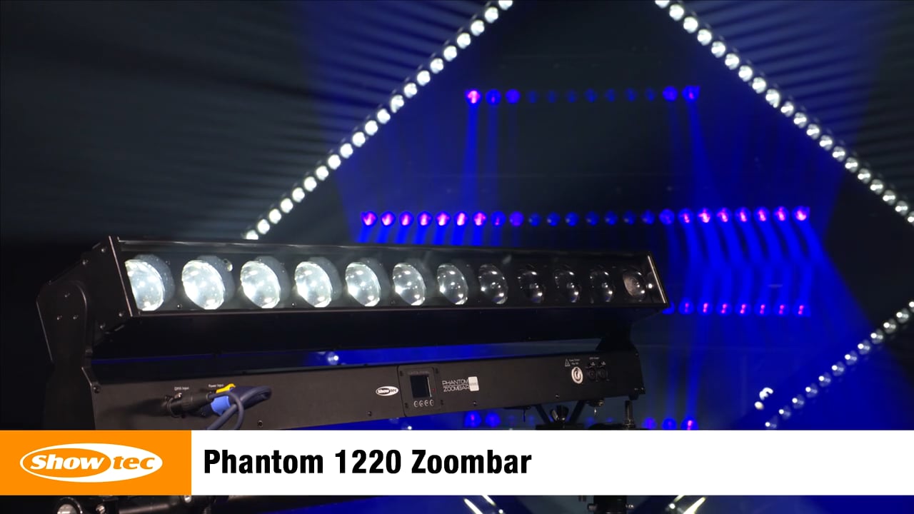 Showtec Phantom 1220 Zoombar. Product Code 40090