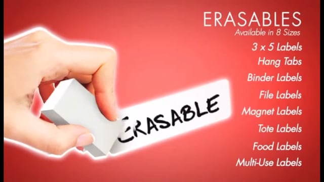 Erasable Labels