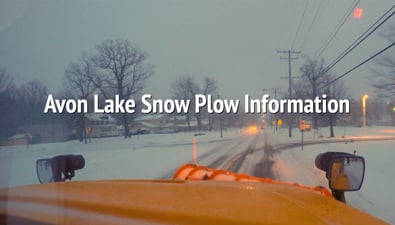 Thumbnail of video Avon Lake Snow Plow Information PSA