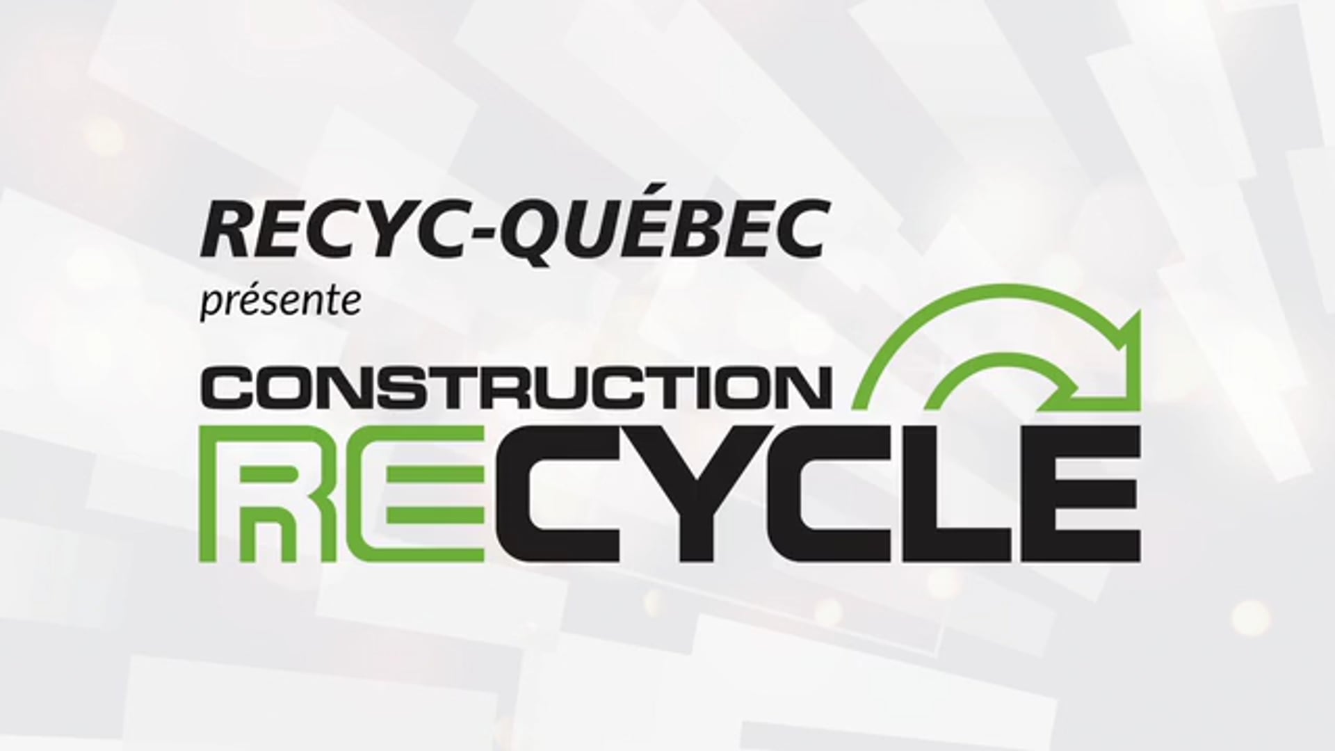 Congrès Construction Recycle 2021 - 3R MCDQ
