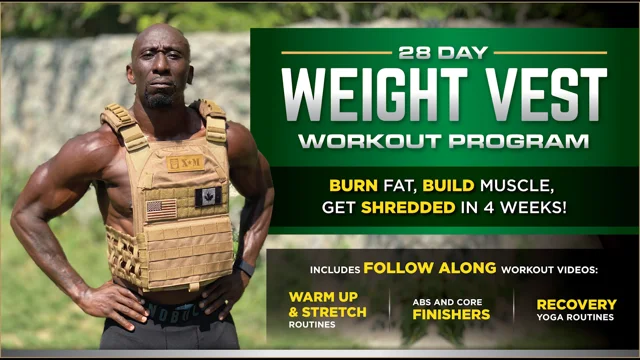 Weight vest 2024 workout program