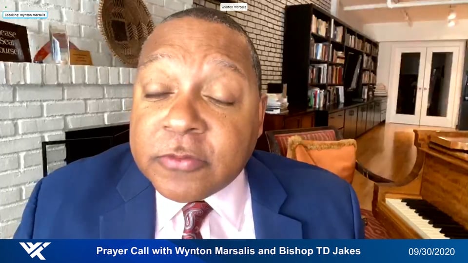 Prayer Call, September 30, 2020 - With Wynton Marsalis & Bishop TD Jakes