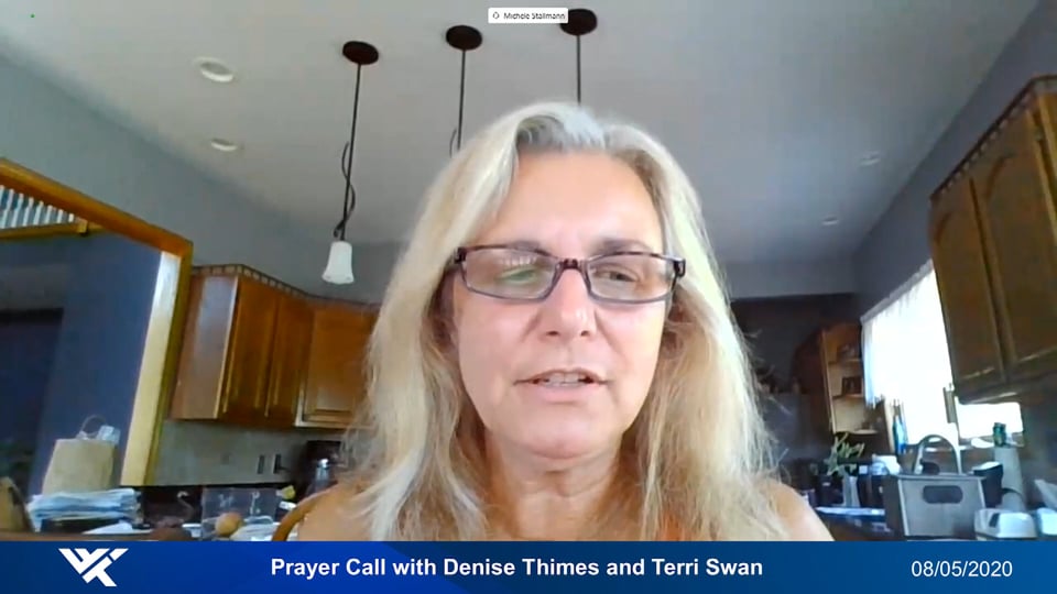 Prayer Call, August 5, 2020 - With Denise Thimes & Terri Swan